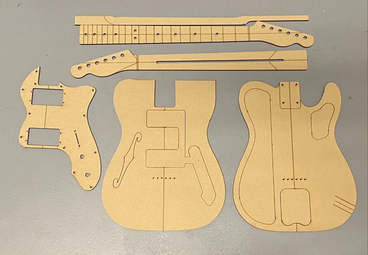1972 Telecaster Thinline — Guitar Building Templates